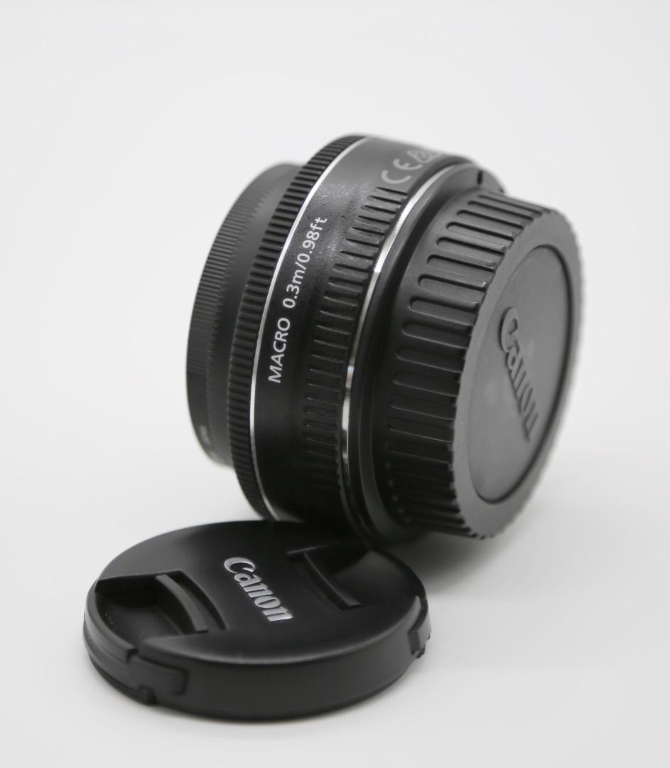 【美品】CANON EF40mm F2.8 STM フード　フィルター付属