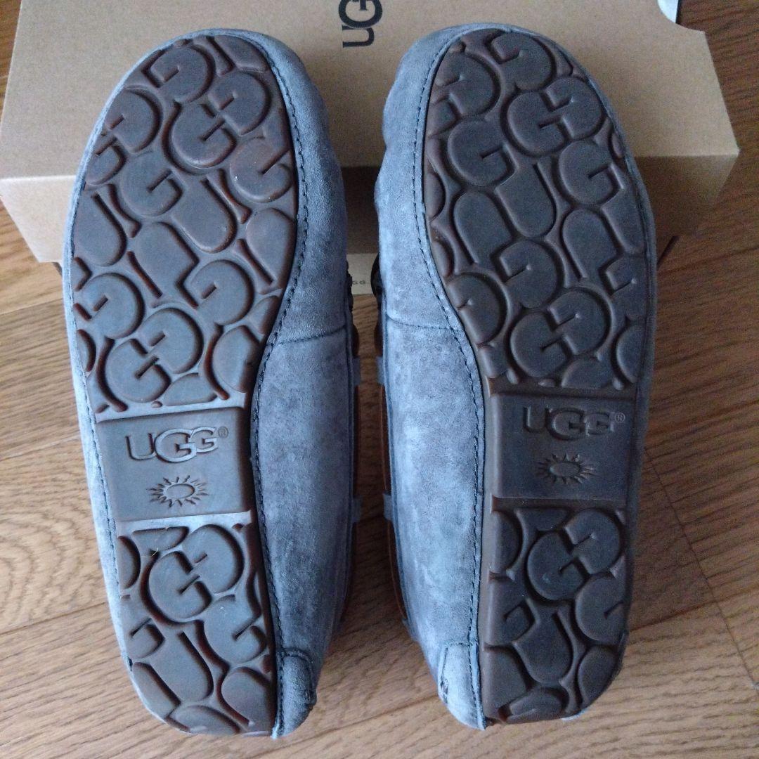 UGG グレー モカシン シープスキン　23cm