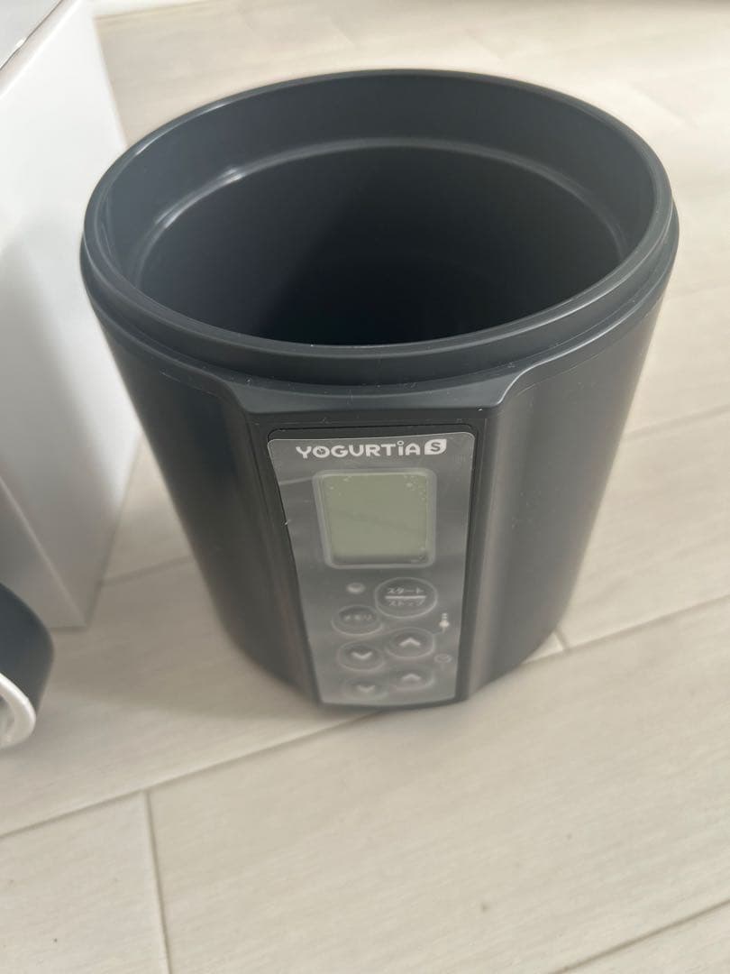 ヨーグルティアSブラック ガラスセット