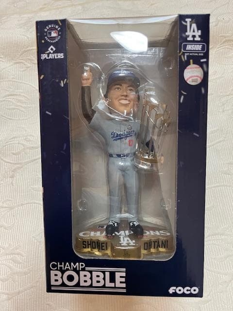 大谷翔平2024WSチャンピオントロフィーFOCO社フィギュア限定品