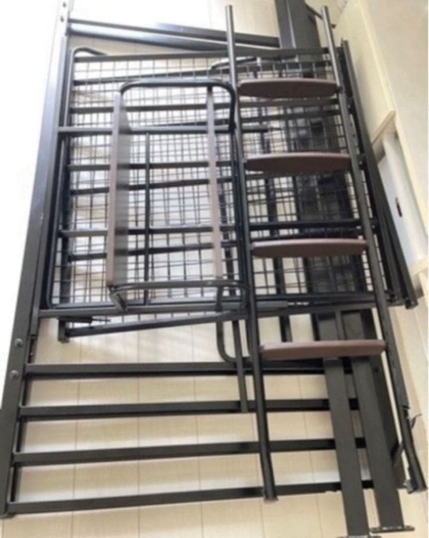 現地引き取り限定　極美品　ニトリ　ロフトベッド シェルフベッド1万円