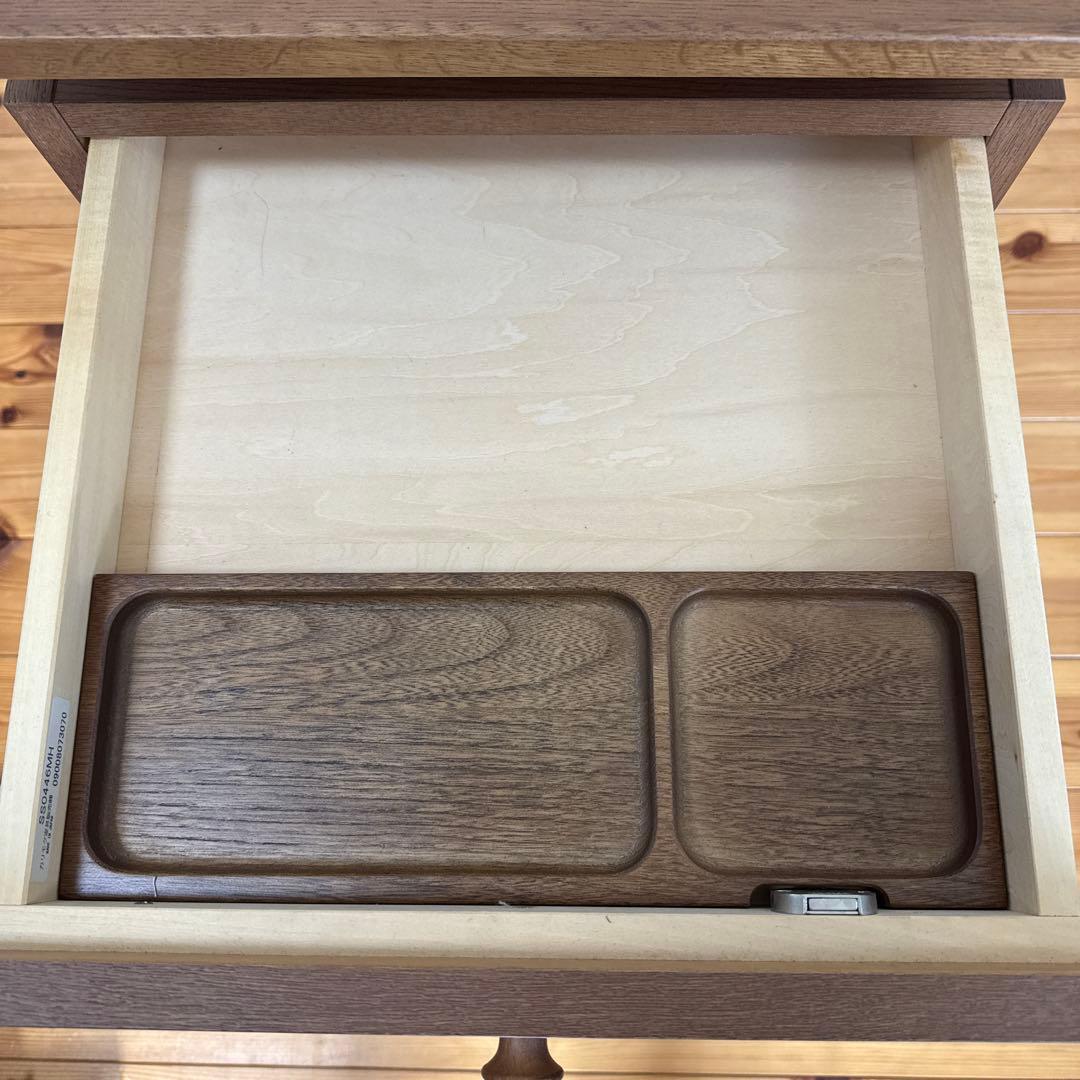 カリモク　高さ調整機能付き袖机