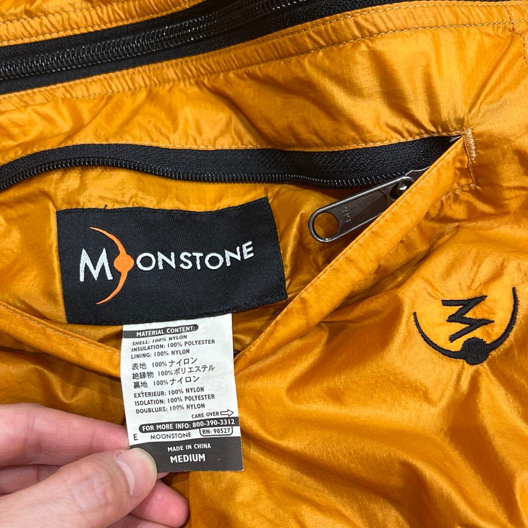 90's パフボールベスト　マンゴー　ムーンストーン　リバーシブル　M