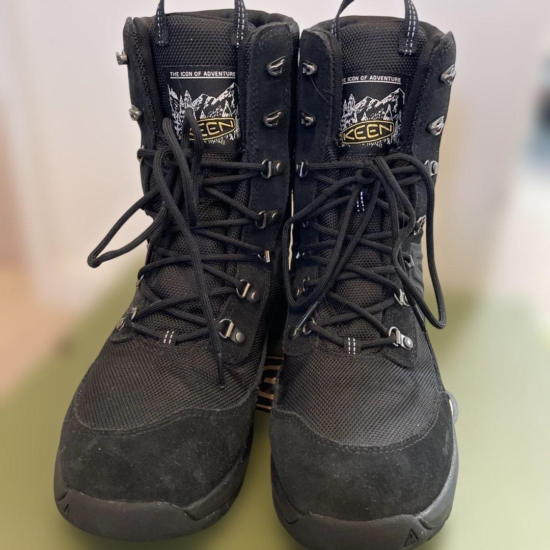 KEEN 防水ハイカットブーツ ブラック