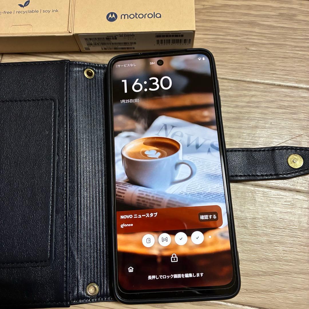 美品　moto g64y 5G （スマホケース付）