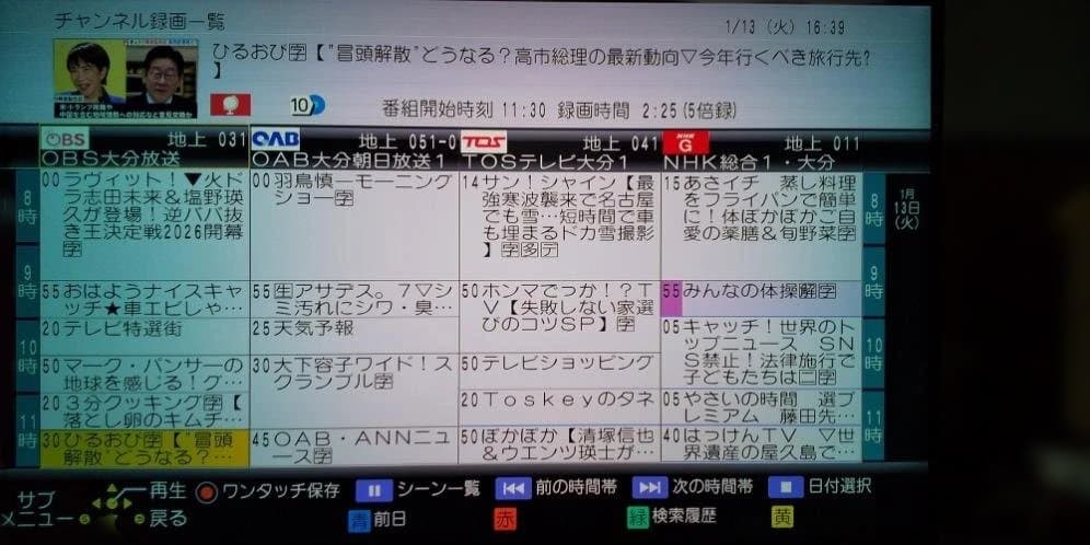 中古DMR-BRX2000 2TB Panasonic 全自動録画 DIGA ①