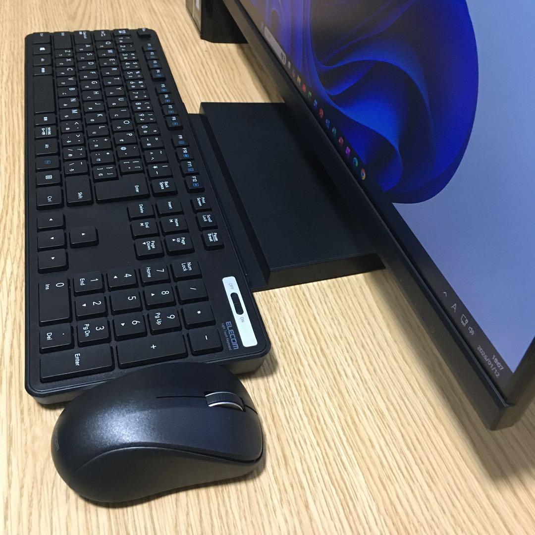 MOUSE Win11 デスクトップPC 23.8インチIPSモニター セット