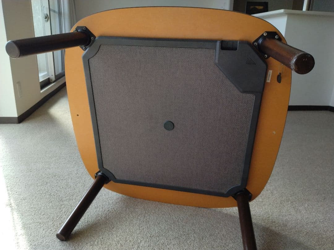 【良品】MUJI無印 タモ材こたつ84cm正方形/ローテーブル机/座卓ちゃぶ台