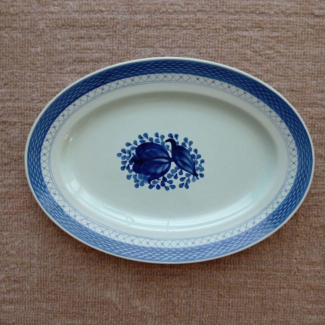 ロイヤルコペンハーゲン★廃盤レア物　大判オーバルディッシュ37×26.5