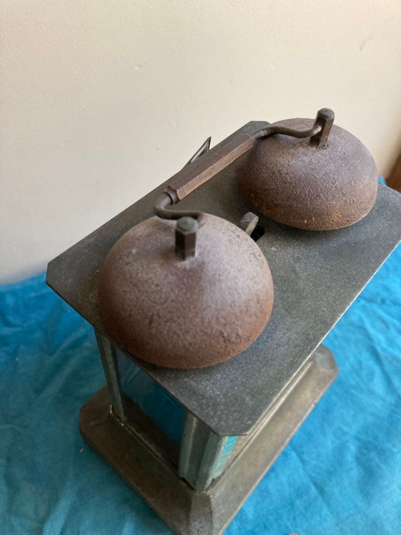 アンティーク ユンハンス /JUNGHANS 枕時計 ゼンマイ時計　双頭鐘