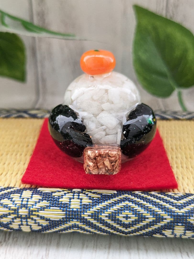 【おりおり】かがみもちになりたいシマエナガちゃん形オルゴナイト☆他２点