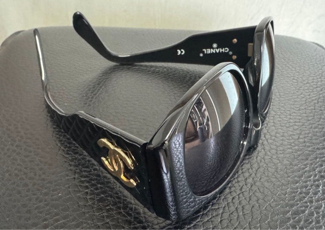 鑑定済 CHANEL サングラス マトラッセ 94305