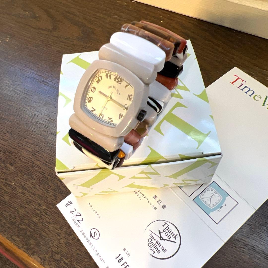 Time Will Tell マルチカラー腕時計　Sサイズ