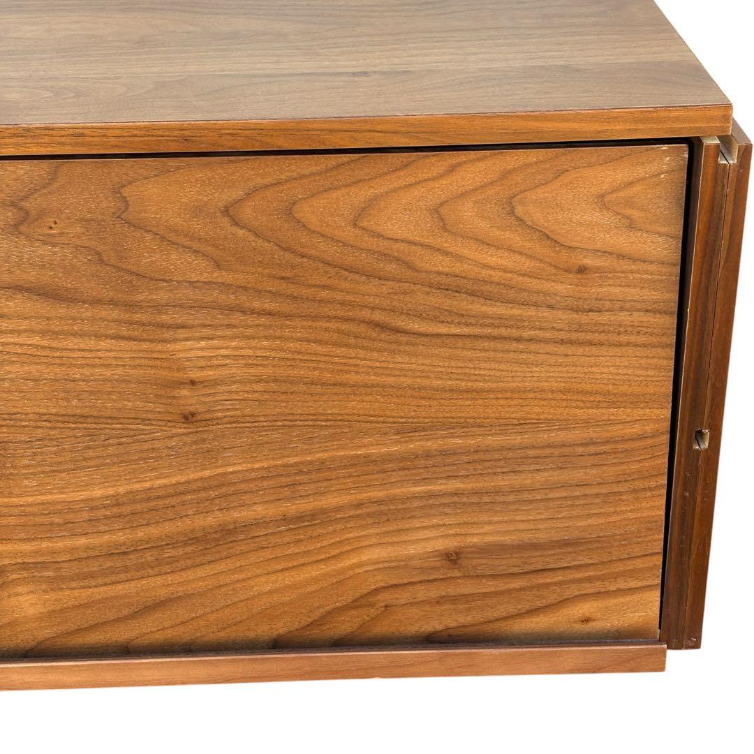 【週末セール】無印良品 ユニットシェルフ用 ボックス フラップ扉 ウォールナット