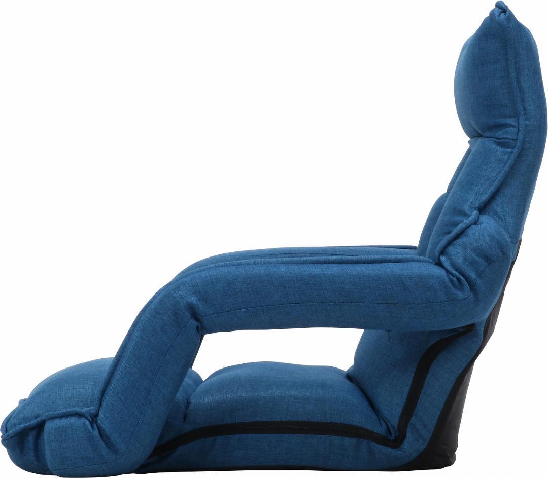 【新品・送料無料】リクライニング座椅子　モコ　ＢＬ