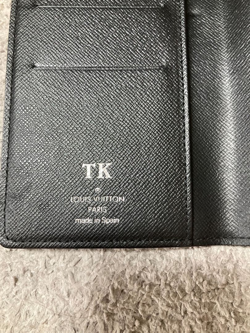 最終値下Louis Vuitton ダミエ ブラックレザー 手帳カバー
