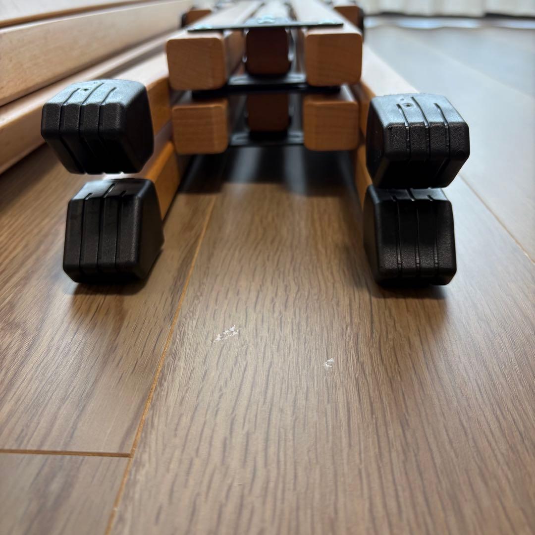 FIELDOOR ウッドロールテーブル 120×70x45 木製