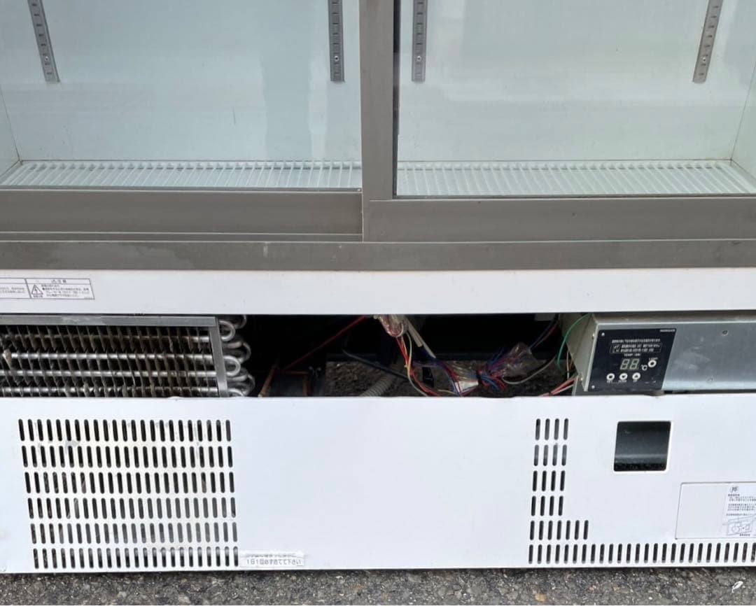 動確済み 業務用 フクシマ リーチイン冷蔵ショーケース MSU-120GHWSR
