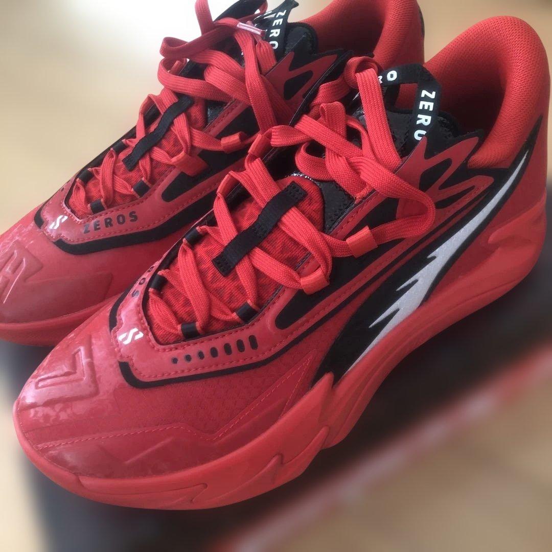 PUMA ZEROS バスケットボールシューズ レッド　28㎝