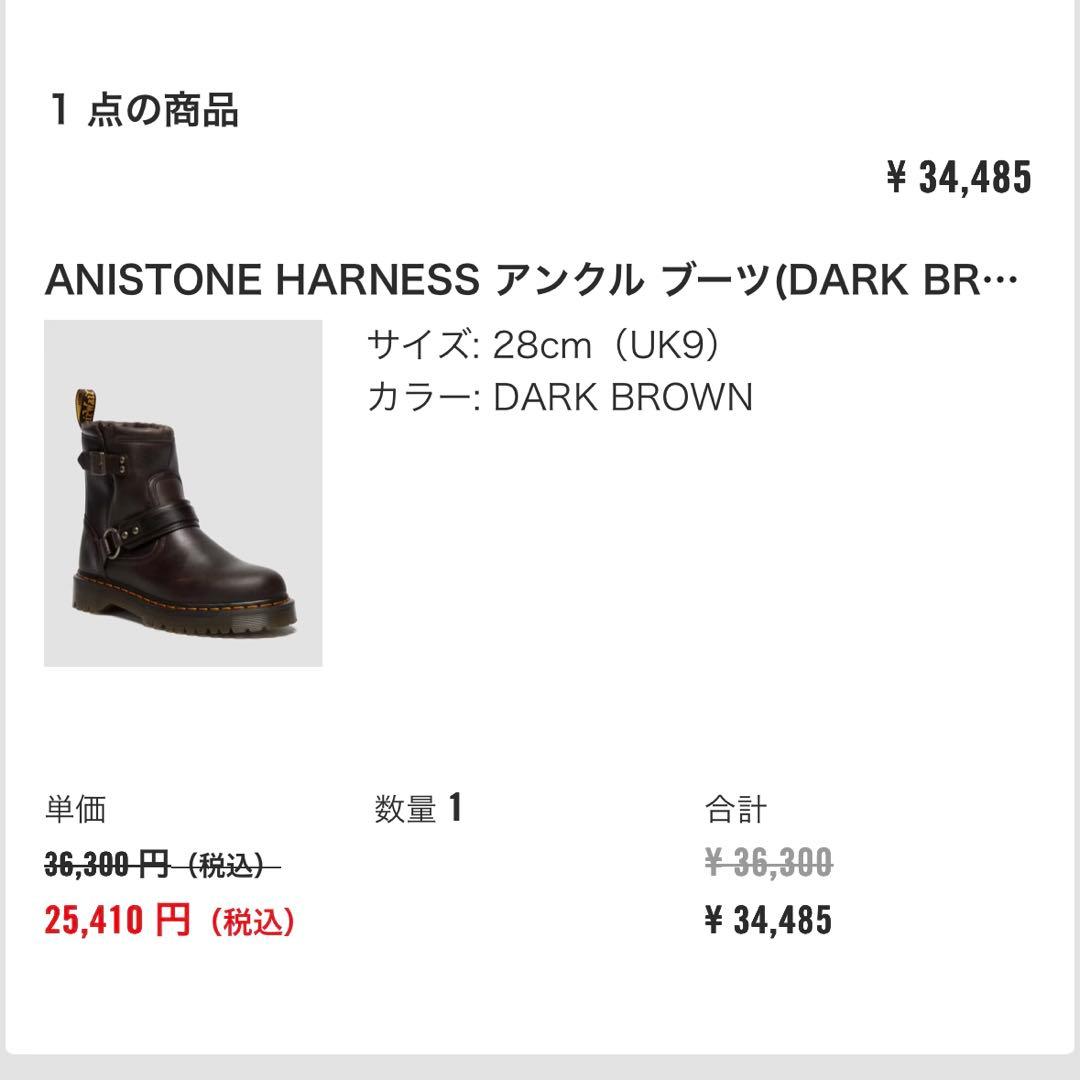 Dr. Martens ANISTONE HARNESS ドクターマーチン
