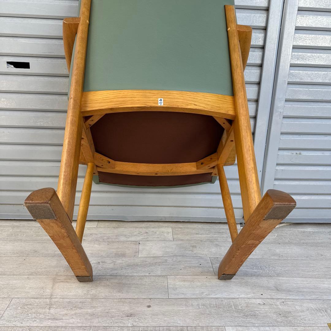 飛騨産業　アームチェア　ダイニングチェア　円空　佐々木敏光 デザイナー ④