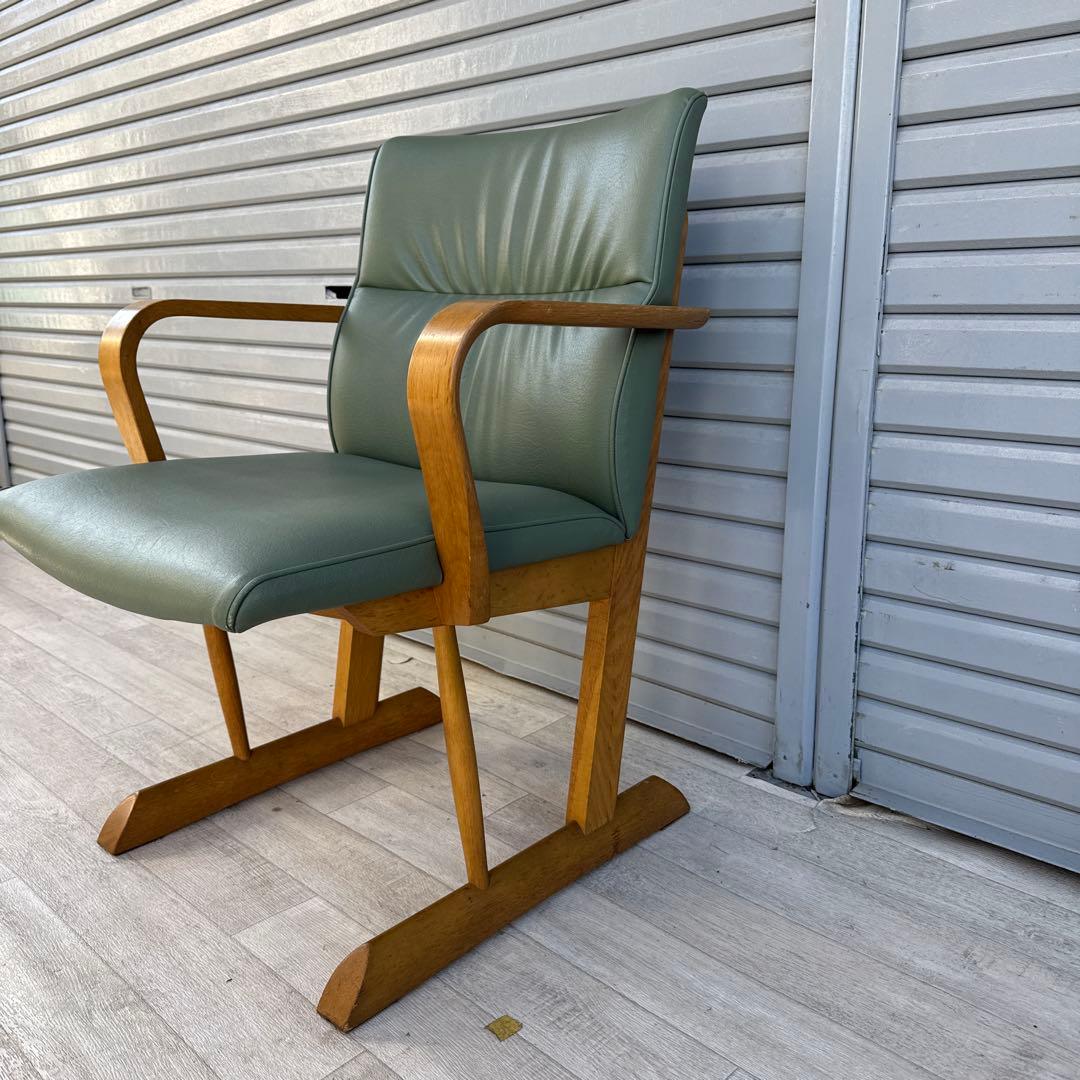 飛騨産業　アームチェア　ダイニングチェア　円空　佐々木敏光 デザイナー ④