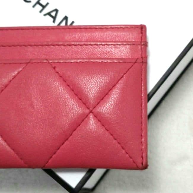 【入手困難】CHANEL マトラッセ ココマーク カードケース 19 ラムスキン