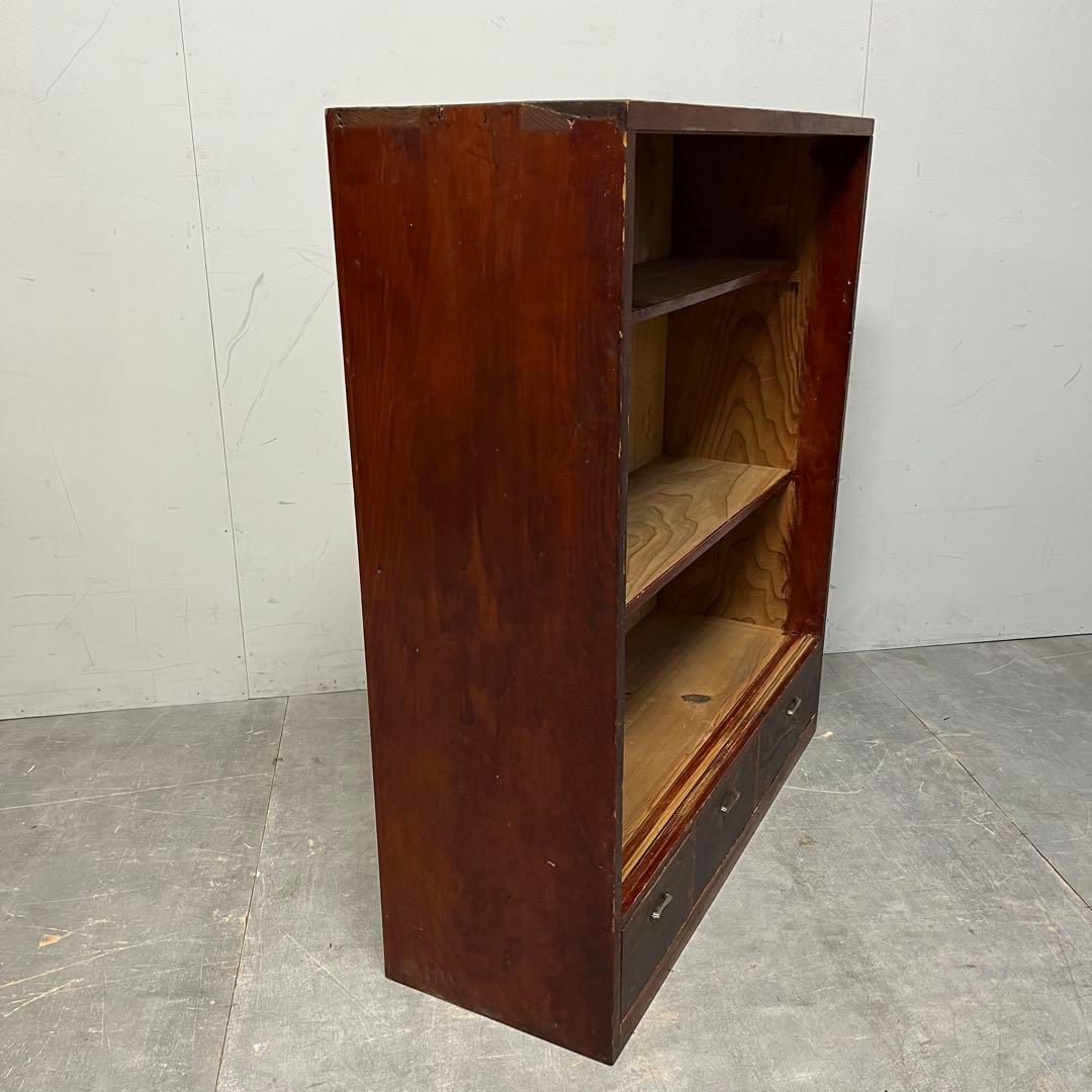 アンティーク 飾り棚 和箪笥 オープンラック 無垢材 昭和レトロ z401