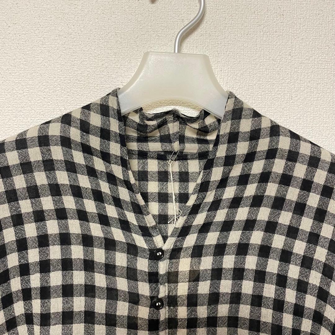 Jurgen Lehl ババグーリ チェック Aラインチュニックシャツ