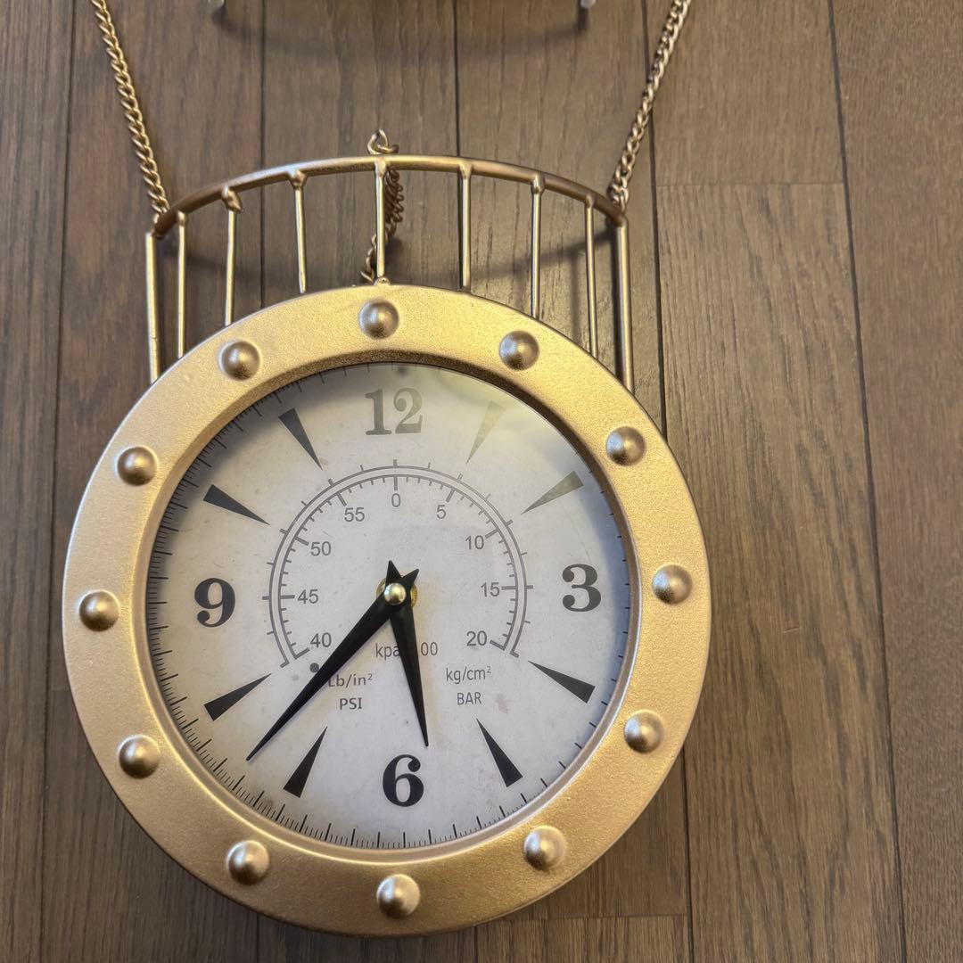 最終お値下げ中！！アンティーク 気球型壁掛け時計 ヴィンテージ風