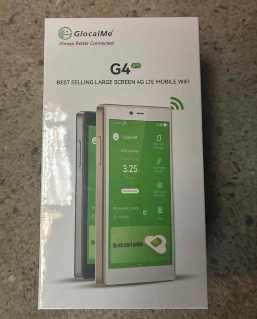 G4 Pro ギガ付きセット 3900mAhモバイルルーター