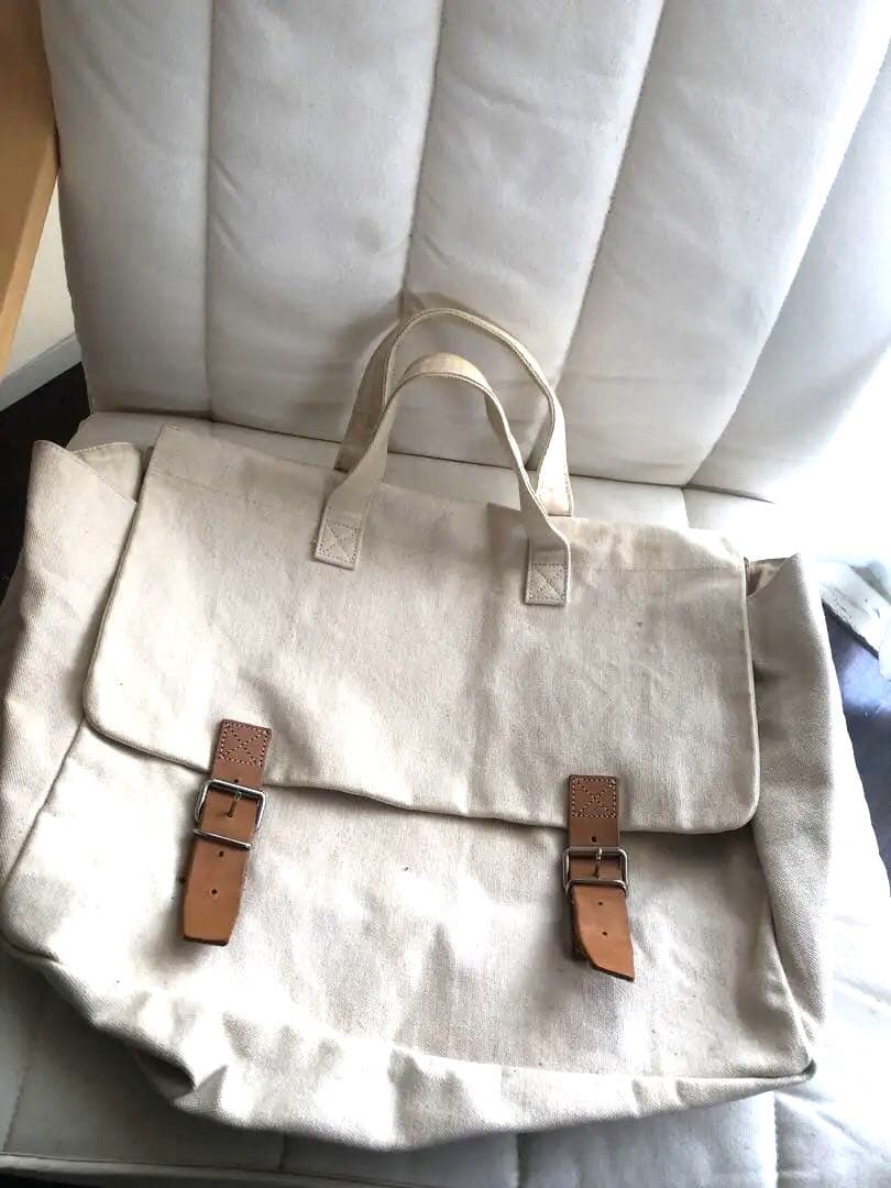 コムデギャルソン　キャンパス地バッグ　カバン　大きめbag 送料込み