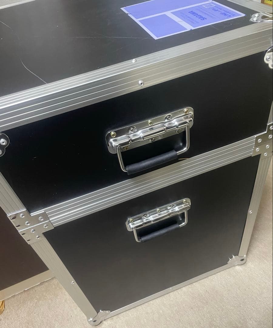 大型　精密機器　運搬用　ハードケース　黒