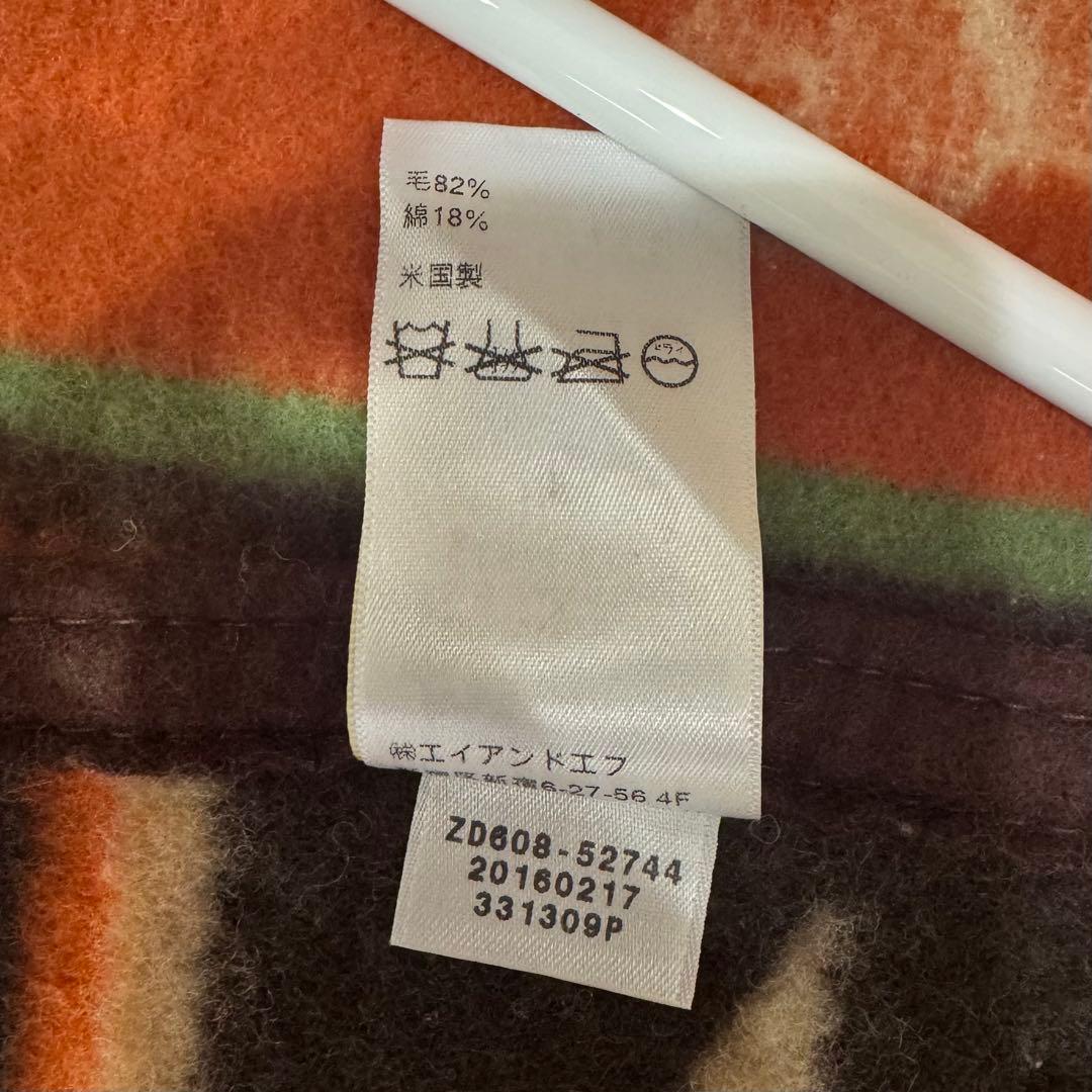 USA製 Pendleton ペンドルトン ウールブランケット約82×106cm