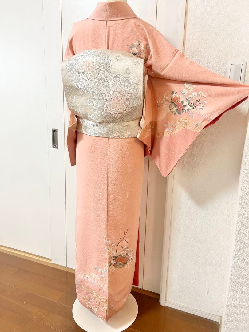 美品　絞り　正絹訪問着　フルセット4点　入学式　七五三　お宮参り　結婚式