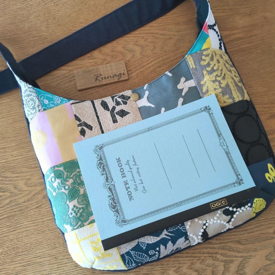 パッチワーク しずくショルダーバッグ＊ミナペルホネン