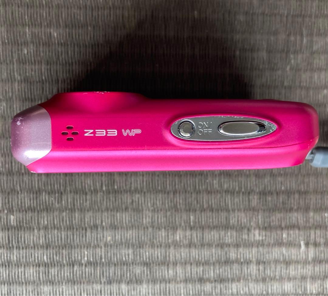 【ジャンク】FUJIFILM FINEPIX Z33WPピンク　防水デジタルカメ
