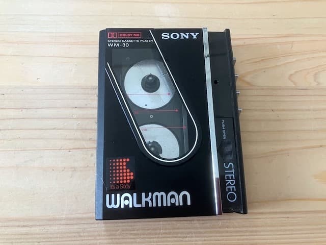 超美品 高音質 整備済完全動作品 ソニー WM-30 ブラック