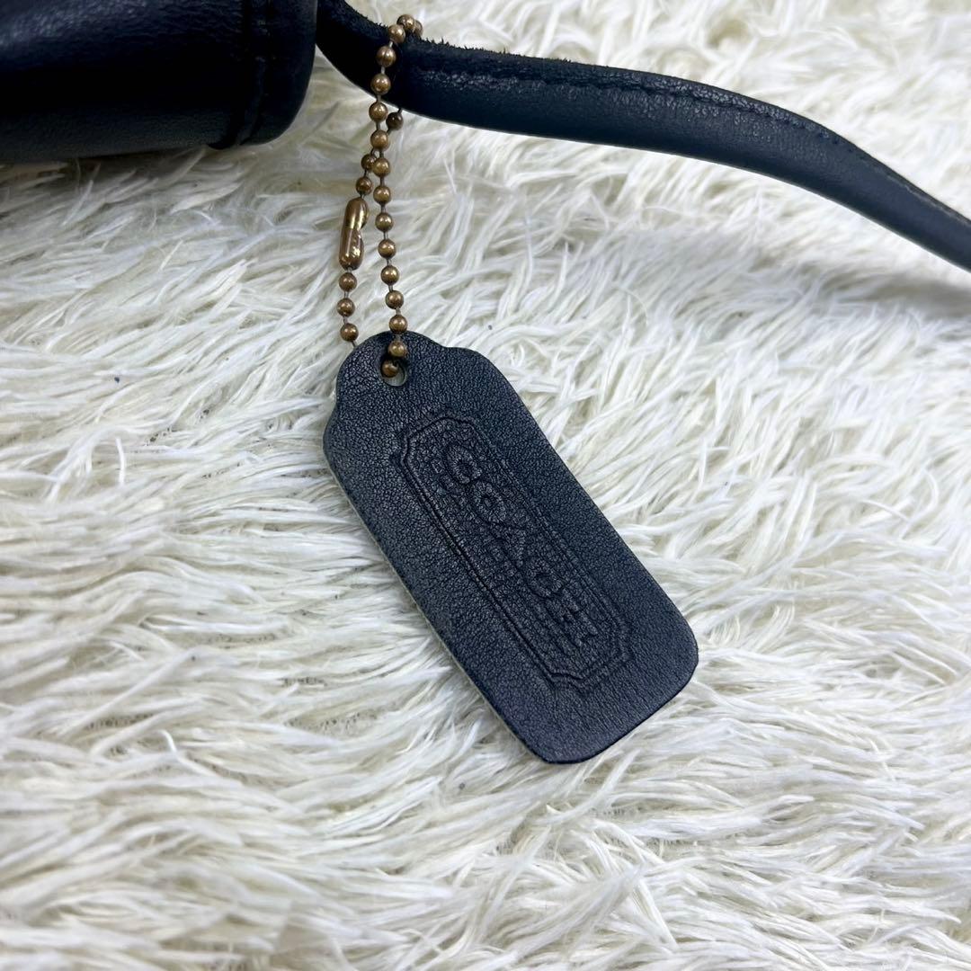 【美品・希少】OLDCOACH ショルダーバッグ フラップ ブラック USA製