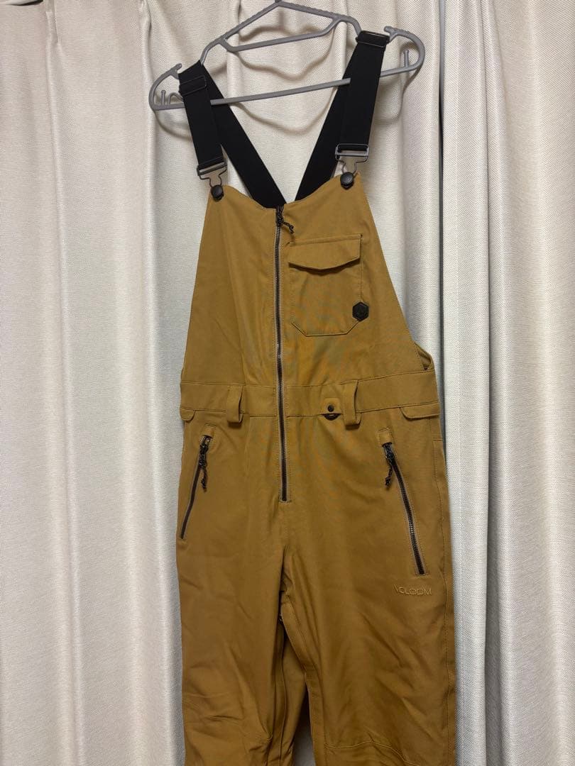 volcom リブパンツ オーバーオール スノーボードウェア