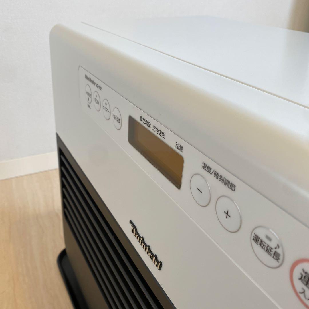 ダイニチ石油ファンヒーター　FZ-102(WK)　ホワイト×ブラック