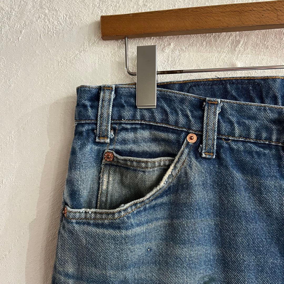 90S USA製 LEVI'S 505 オレンジタブ デニムパンツ 34 ヒゲ
