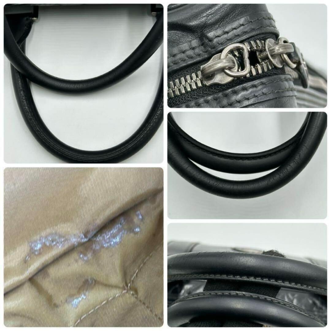 【HUNTING WORLD】 高級 レザー ブリーフケース 黒 フルオープン