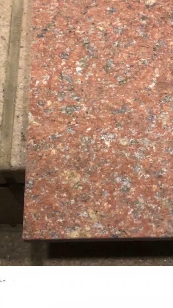 希少♦️天然大理石 インド産♦️赤御影石 4枚セット♦️補償付　送料込