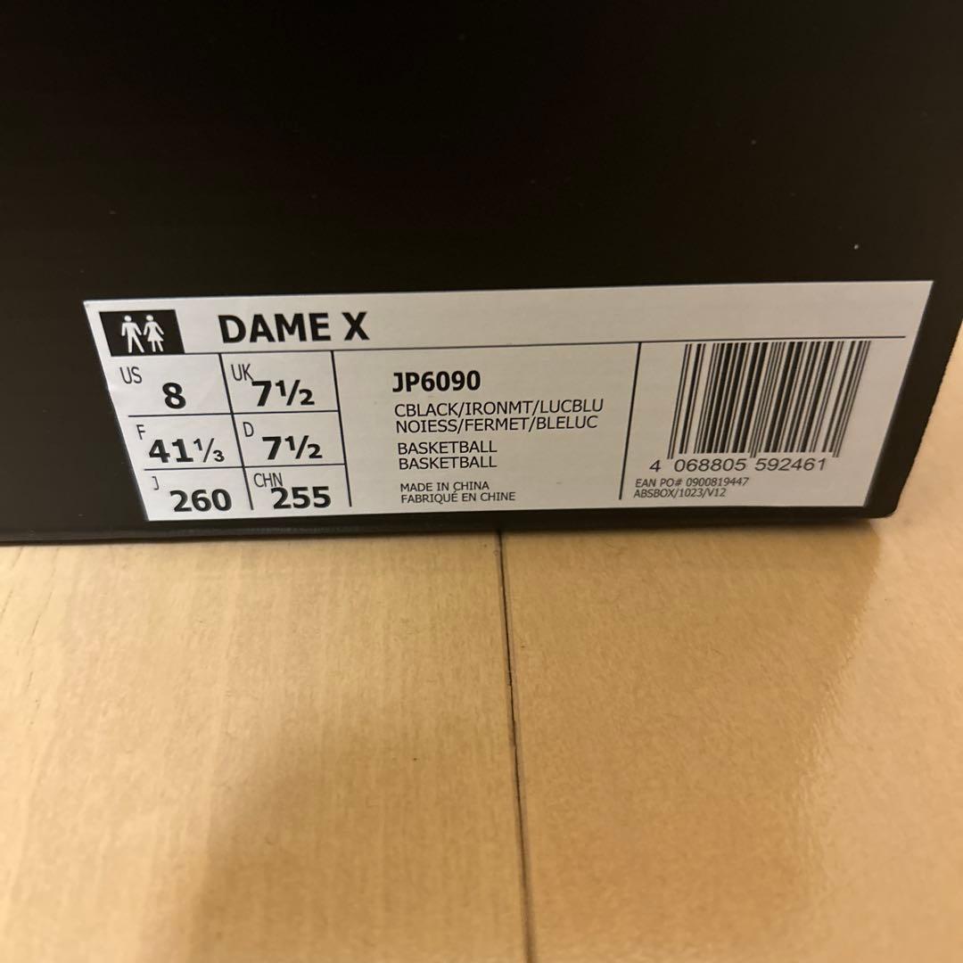 adidas デイム10 黒