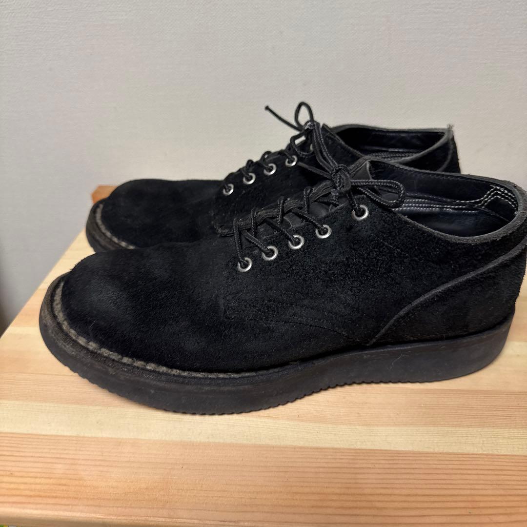 黒 スエード ワークブーツ