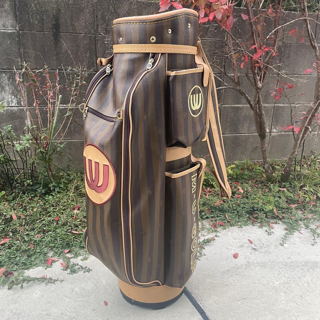 綺麗 MU スポーツ （ミエコウサコ） シグネチャー キャディバッグ レザー