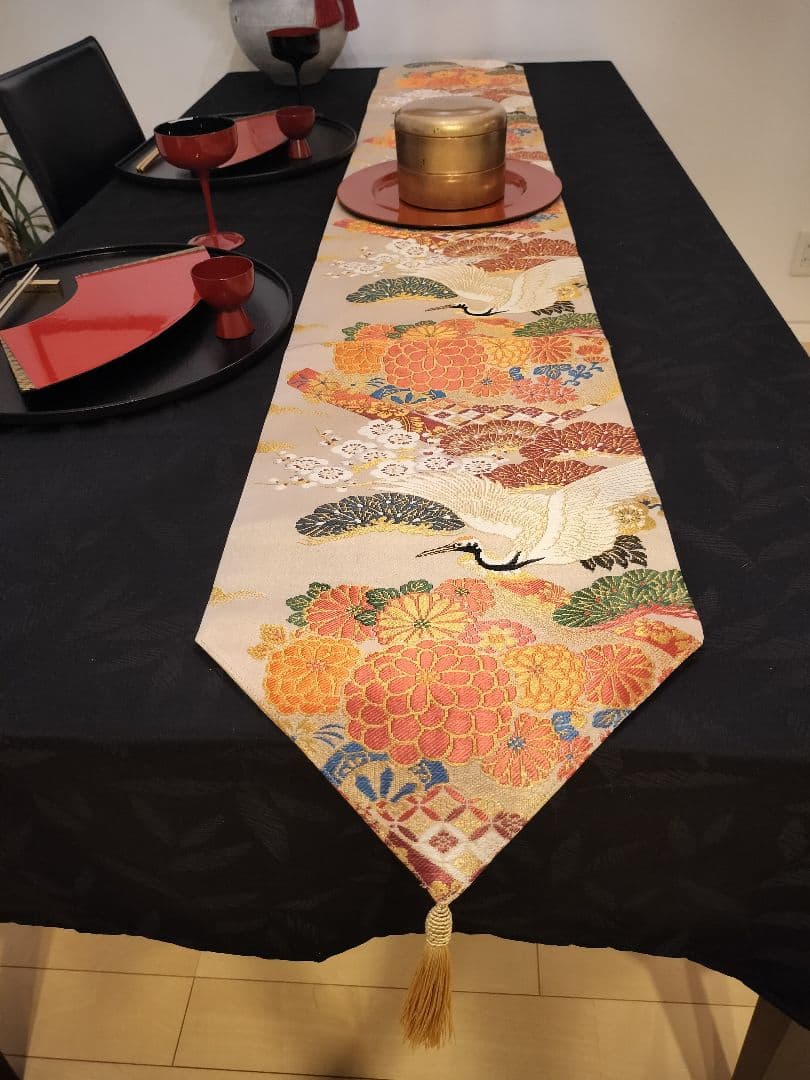 A937高級‼️ひな祭り‼️花嫁衣装帯‼️1ｍ96cm