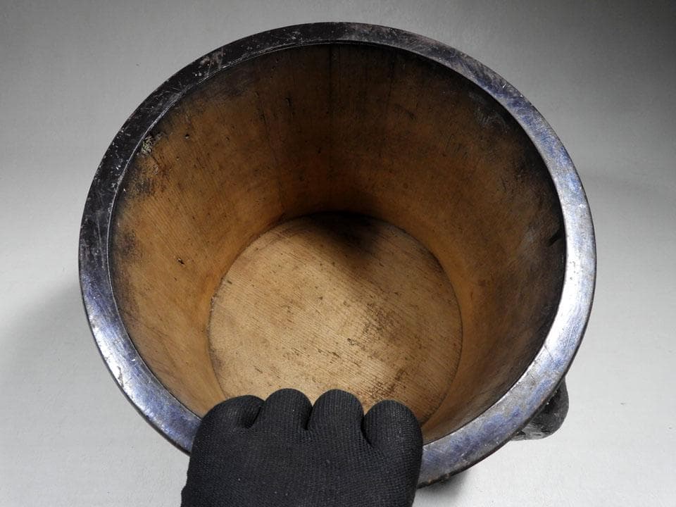 ●滅多にありません 半斗升 五升枡 昭和レトロ 民具 古道具 高さ25.5㎝