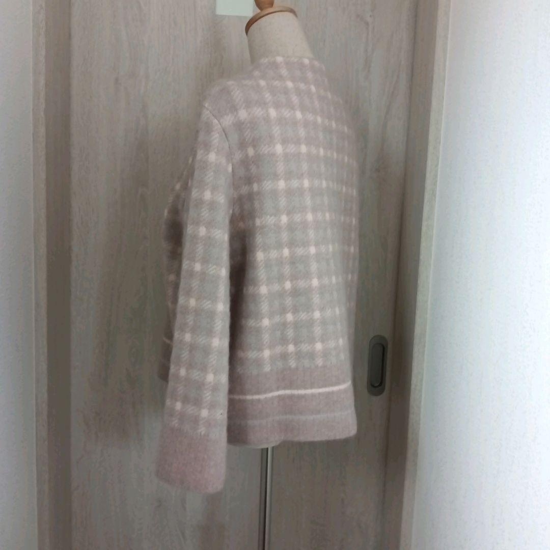 【極美品】ネミカ　モヘア混　ジャケット　カーディガン　アウター　大きいサイズ13